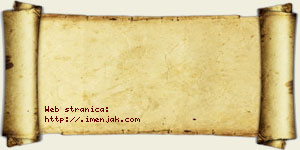 Tina Rakezić vizit kartica